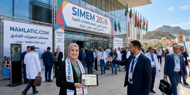 منصة &ldquo;ناملاتيك&rdquo; الذكية ترافق عارضي صالون &ldquo;سيميم 2026&rdquo; بوهران لتنظيم الإقامة